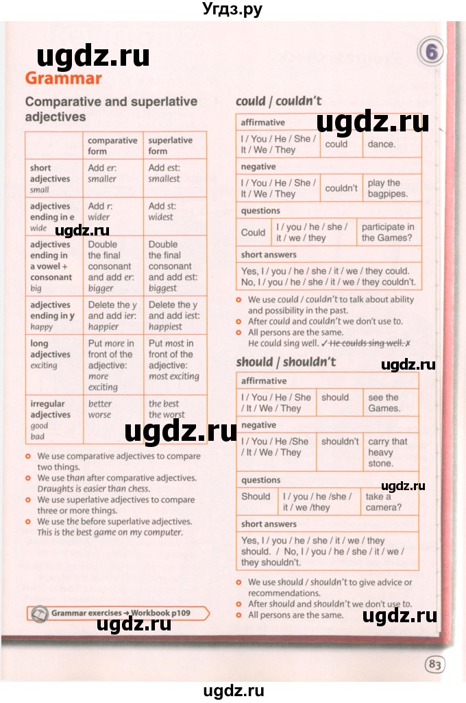 ГДЗ (Учебник 2021) по английскому языку 7 класс Комарова Ю.А. / страница / 83