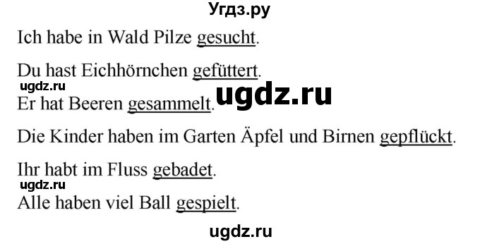ГДЗ (Решебник №1) по немецкому языку 4 класс (рабочая тетрадь) И.Л. Бим / страница номер / 25(продолжение 2)