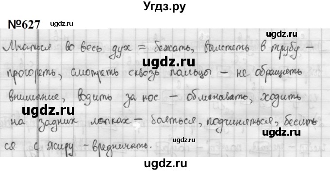 ГДЗ (Решебник к учебнику 2020 (9-е изд.)) по русскому языку 5 класс М.М. Разумовская / упражнение / 627