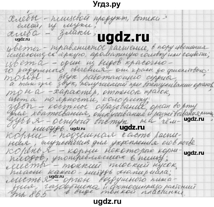 ГДЗ (Решебник к учебнику 2016) по русскому языку 5 класс А.Ю. Купалова / упражнение / 864(продолжение 2)