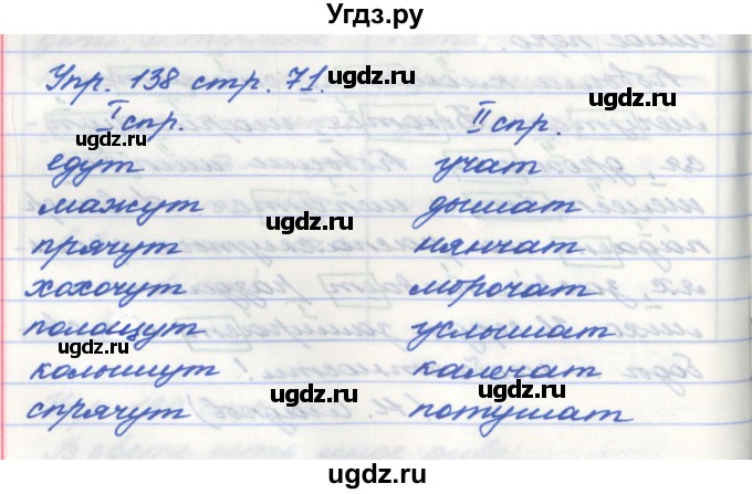 ГДЗ (Решебник №1) по русскому языку 5 класс (рабочая тетрадь) Ефремова Е.А. / упражнение номер / 138