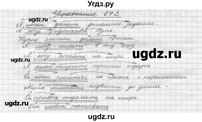 ГДЗ (Решебник) по русскому языку 5 класс Р.Н. Бунеев / упражнение № / 642