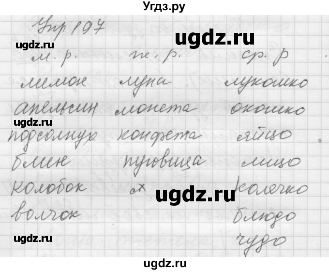 ГДЗ (Решебник) по русскому языку 5 класс (Для обучающихся с интеллектуальными нарушениями) Э. В. Якубовская / упражнение № / 197