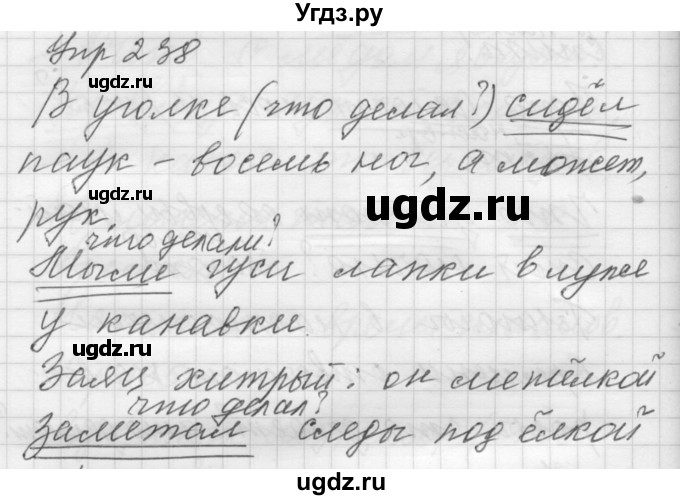 ГДЗ (Решебник) по русскому языку 5 класс (Для обучающихся с интеллектуальными нарушениями) Э. В. Якубовская / упражнение № / 238