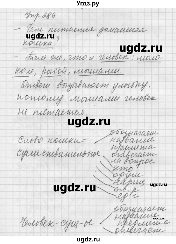 ГДЗ (Решебник) по русскому языку 5 класс (Для обучающихся с интеллектуальными нарушениями) Э. В. Якубовская / упражнение № / 289