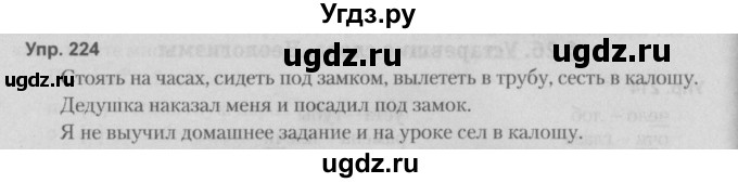 ГДЗ (Решебник №2 к учебнику 2014) по русскому языку 5 класс Л.А. Мурина / часть 2 / упражнение / 224