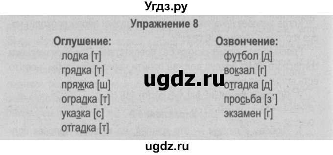 ГДЗ (Решебник №3 к учебнику 2014) по русскому языку 5 класс Л.А. Мурина / часть 2 / упражнение / 8