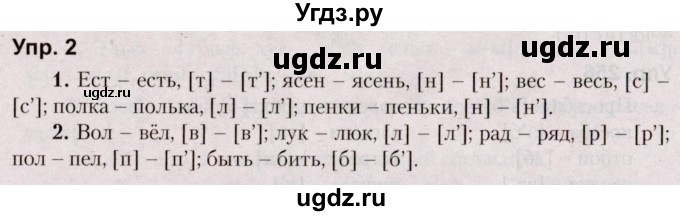 ГДЗ (Решебник №2 к учебнику 2019) по русскому языку 5 класс Л.А. Мурина / часть 2 / упражнение / 2