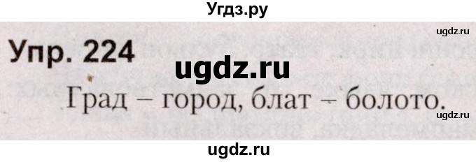 ГДЗ (Решебник №2 к учебнику 2019) по русскому языку 5 класс Л.А. Мурина / часть 2 / упражнение / 224