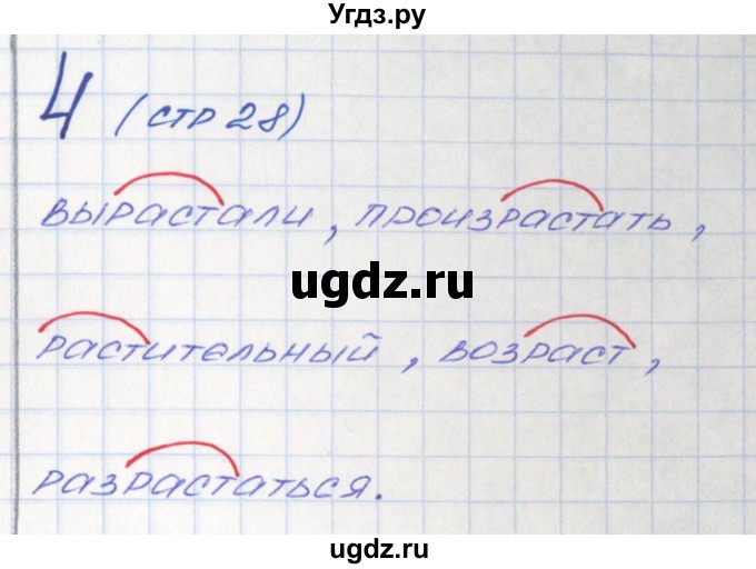 ГДЗ (Решебник) по русскому языку 6 класс (Рабочая тетрадь) Л. М. Рыбченкова / часть 1. страница номер / 28(продолжение 2)