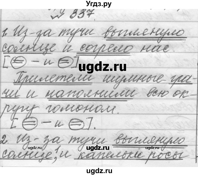 ГДЗ (Решебник к учебнику 2016) по русскому языку 6 класс (Практика) Г.К. Лидман-Орлова / упражнение / 337