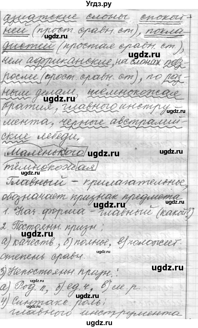 ГДЗ (Решебник к учебнику 2016) по русскому языку 6 класс (Практика) Г.К. Лидман-Орлова / упражнение / 402(продолжение 3)