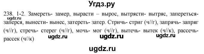 ГДЗ (Решебник к учебнику 2021) по русскому языку 6 класс (Практика) Г.К. Лидман-Орлова / упражнение / 238