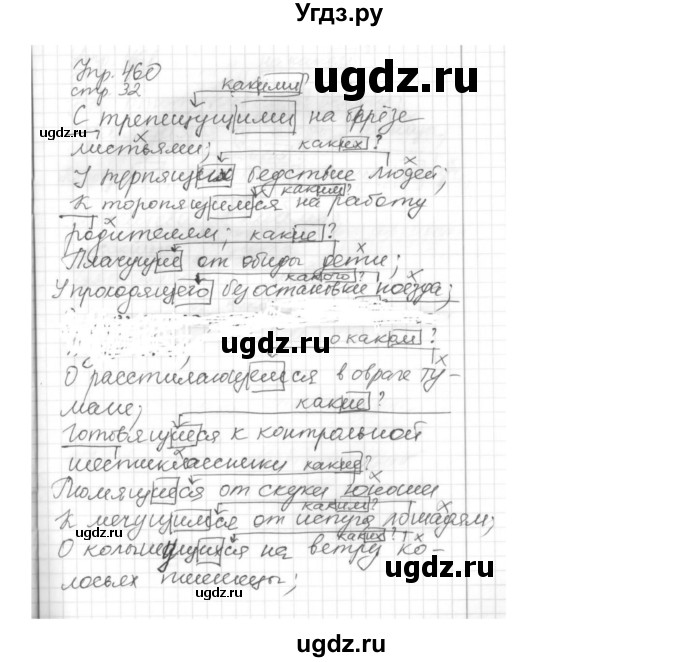 ГДЗ (Решебник №1) по русскому языку 6 класс С.И. Львова / упражнение номер / 460(продолжение 2)