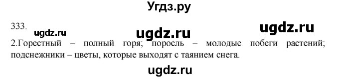 ГДЗ (Решебник к учебнику 2020) по русскому языку 6 класс М.М. Разумовская / упражнение / 333(продолжение 2)