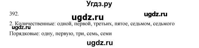 ГДЗ (Решебник к учебнику 2020) по русскому языку 6 класс М.М. Разумовская / упражнение / 392(продолжение 2)