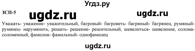 ГДЗ (Решебник к учебнику 2020) по русскому языку 6 класс М.М. Разумовская / ЗСП / 5