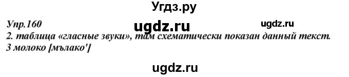 ГДЗ (Решебник к учебнику 2015) по русскому языку 6 класс М.М. Разумовская / упражнение / 160