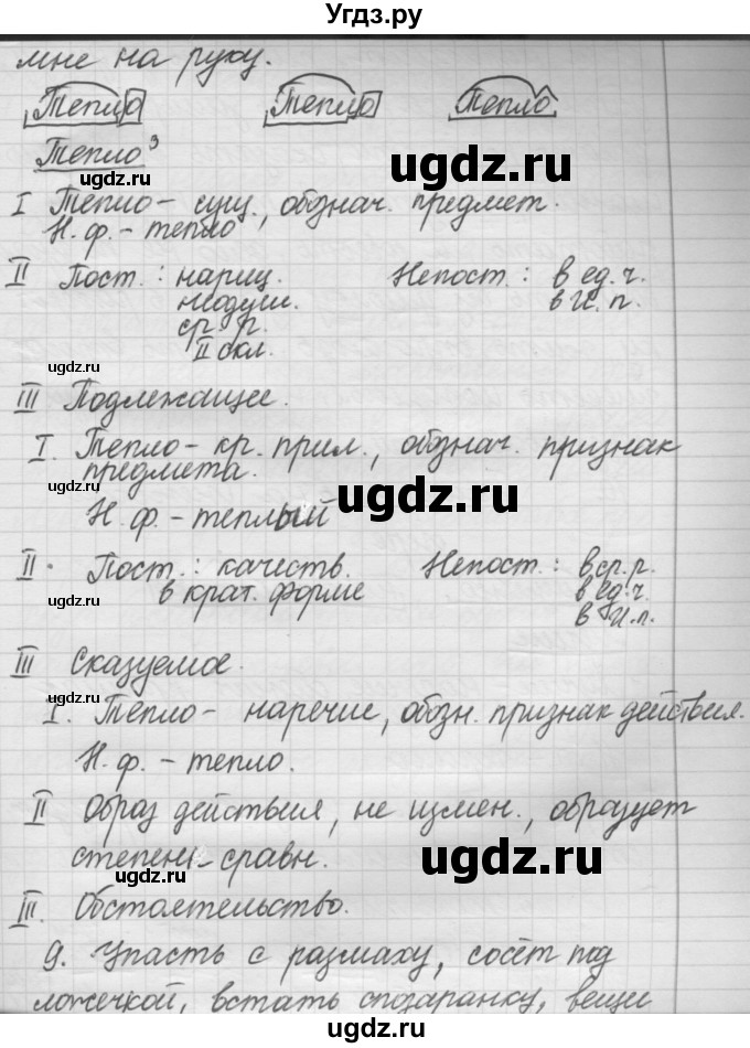 ГДЗ (Решебник к старому учебнику) по русскому языку 7 класс Л. М. Рыбченкова / упражнение / 252(продолжение 7)