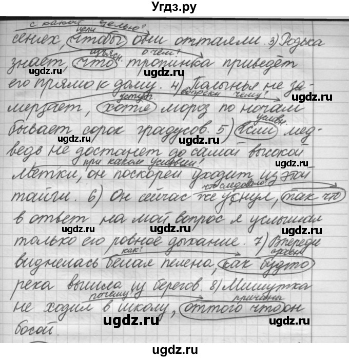 ГДЗ (Решебник к старому учебнику) по русскому языку 7 класс Л. М. Рыбченкова / упражнение / 309(продолжение 2)