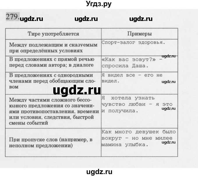 ГДЗ (Решебник к учебнику 2014) по русскому языку 9 класс М.М. Разумовская / упражнение / 279