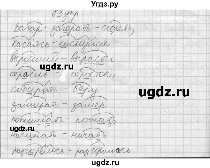 ГДЗ (решебник) по русскому языку 10 класс Власенков А.И. / упражнение номер / 83(продолжение 2)