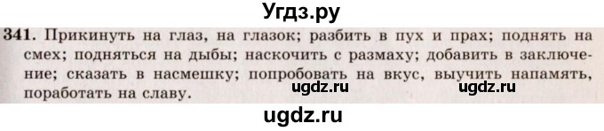 ГДЗ (Решебник №2) по русскому языку 10 класс В.Ф. Греков / номер упражнения / 341