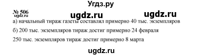 ГДЗ (Решебник к учебнику 2019) по алгебре 7 класс Г.В. Дорофеев / упражнение / 506