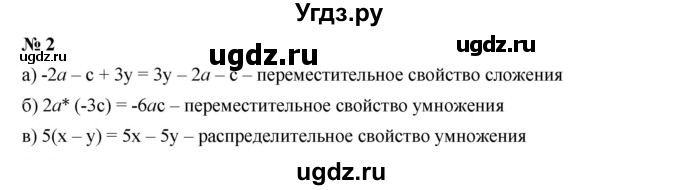 ГДЗ (Решебник к учебнику 2019) по алгебре 7 класс Г.В. Дорофеев / это надо знать / страница 100 / 2