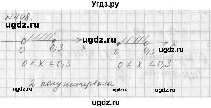 ГДЗ (Решебник к учебнику 2016) по алгебре 7 класс Г.В. Дорофеев / упражнение / 448