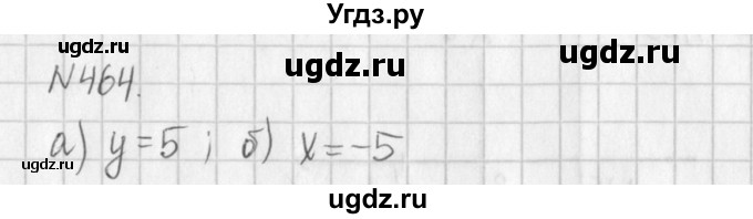 ГДЗ (Решебник к учебнику 2016) по алгебре 7 класс Г.В. Дорофеев / упражнение / 464