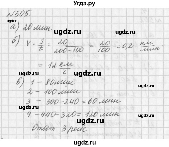 ГДЗ (Решебник к учебнику 2016) по алгебре 7 класс Г.В. Дорофеев / упражнение / 505