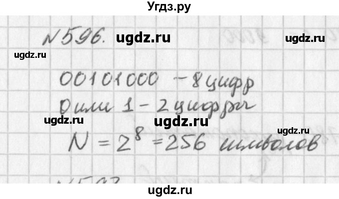 ГДЗ (Решебник к учебнику 2016) по алгебре 7 класс Г.В. Дорофеев / упражнение / 596