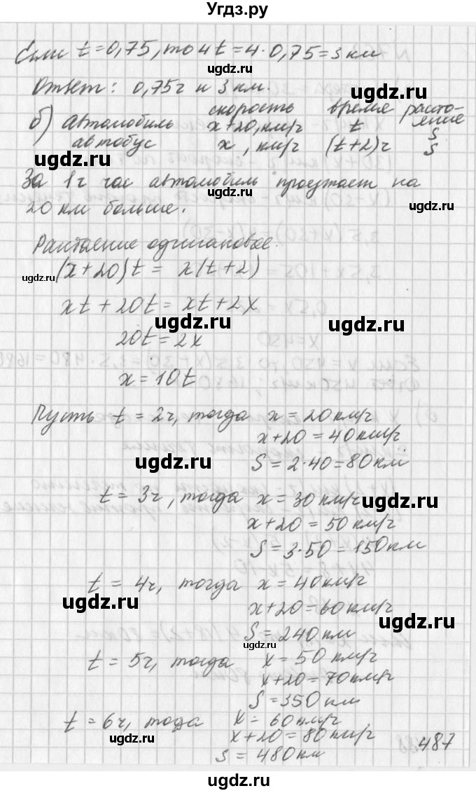 ГДЗ (Решебник к учебнику 2016) по алгебре 7 класс Г.В. Дорофеев / упражнение / 761(продолжение 2)