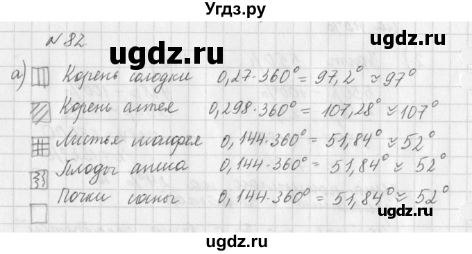 ГДЗ (Решебник к учебнику 2016) по алгебре 7 класс Г.В. Дорофеев / упражнение / 82