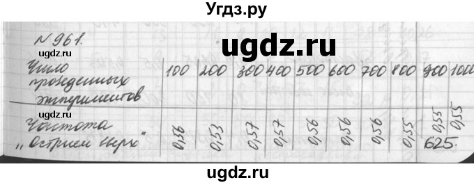 ГДЗ (Решебник к учебнику 2016) по алгебре 7 класс Г.В. Дорофеев / упражнение / 961