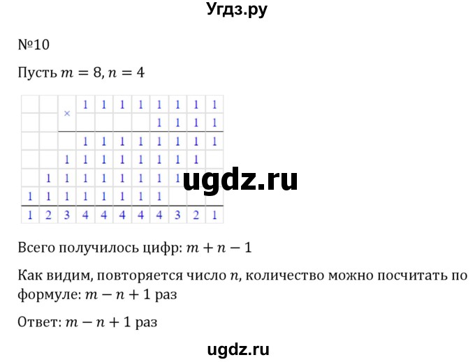 ГДЗ (Решебник к учебнику 2022) по алгебре 7 класс С.М. Никольский / задание на исследование / 10