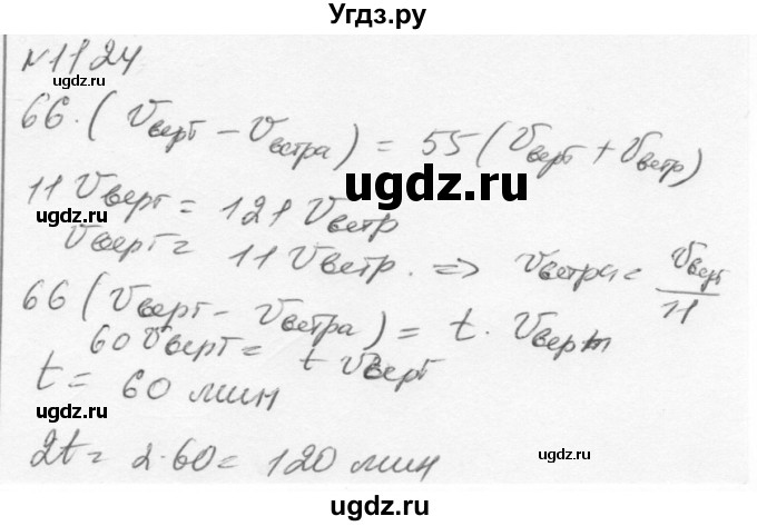 ГДЗ (Решебник к учебнику 2015) по алгебре 7 класс С.М. Никольский / номер / 1124