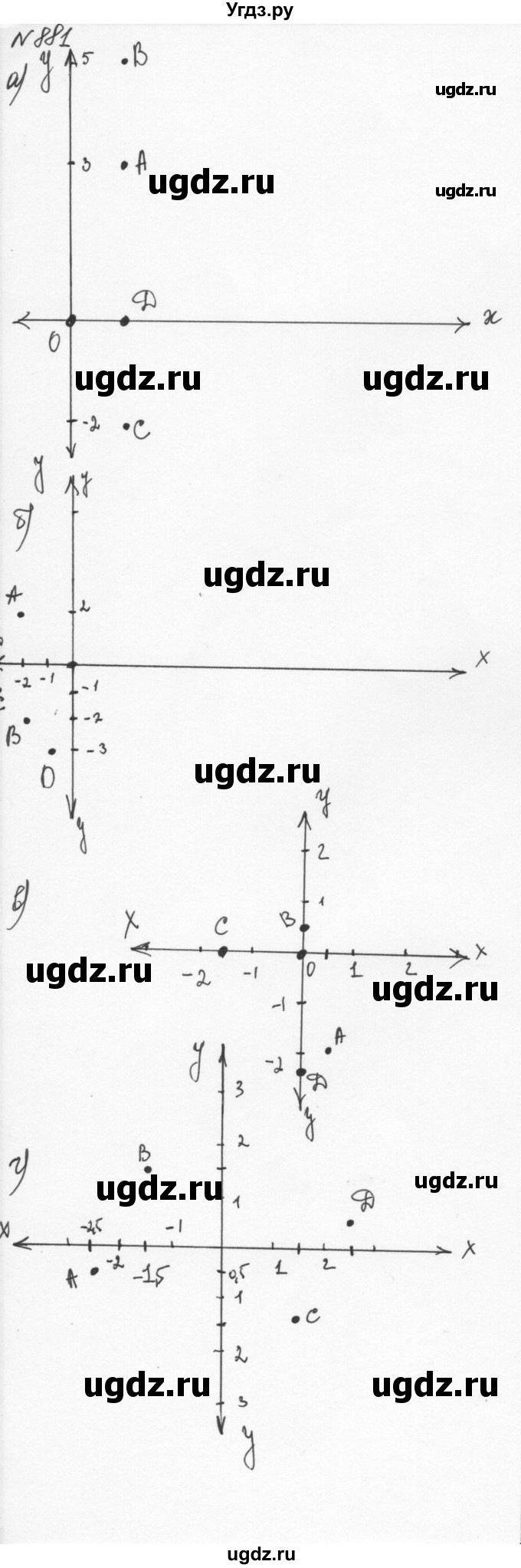 ГДЗ (Решебник к учебнику 2015) по алгебре 7 класс С.М. Никольский / номер / 881
