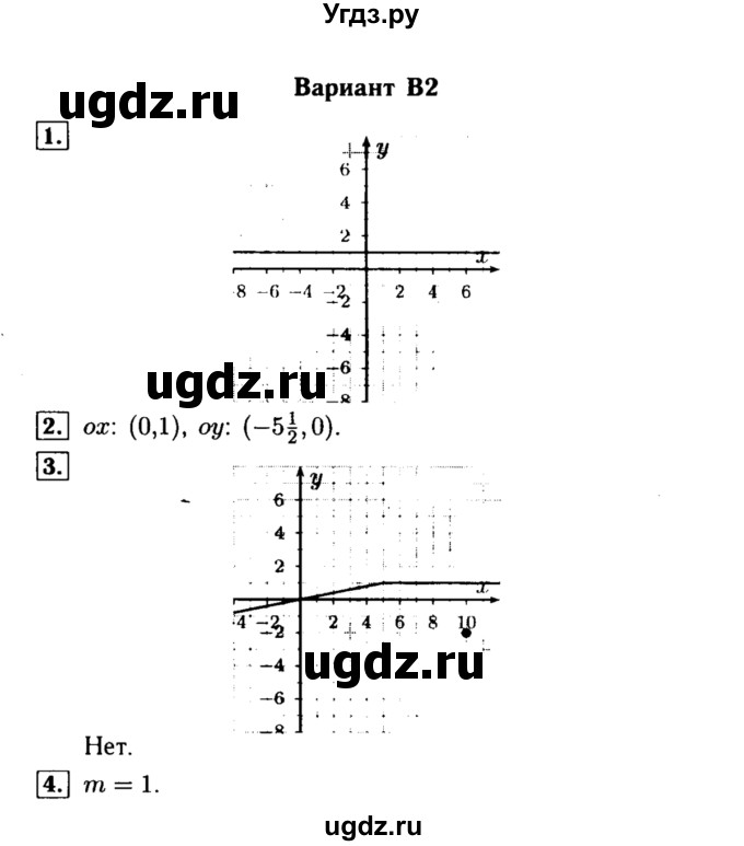 ГДЗ (Решебник) по алгебре 7 класс (самостоятельные и контрольные работы) А.П. Ершова / алгебра / самостоятельная работа / C-5 / В2