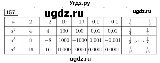 ГДЗ (Решебник №3 к учебнику 2016) по алгебре 7 класс А. Г. Мерзляк / номер / 157