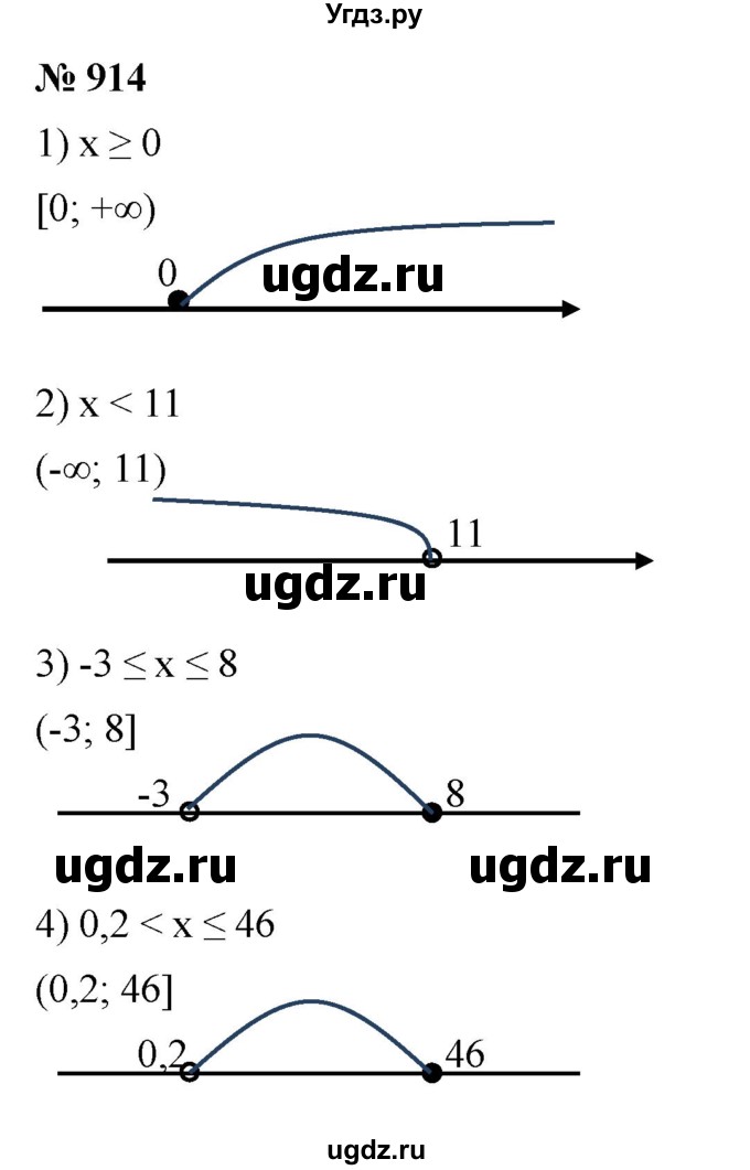 ГДЗ (Решебник к учебнику 2023) по алгебре 7 класс А. Г. Мерзляк / номер / 914