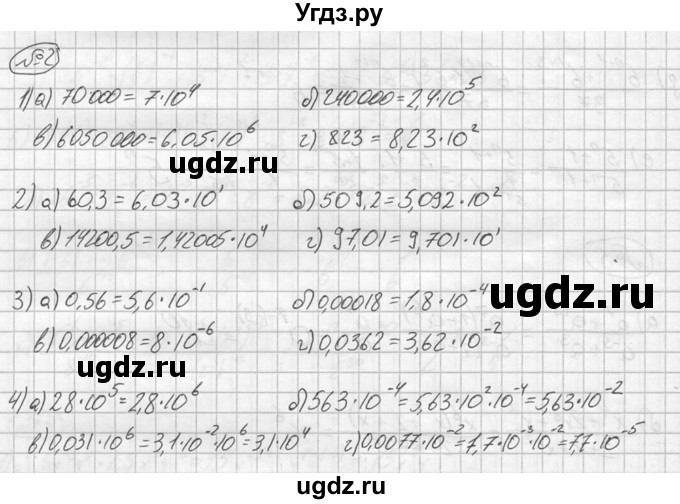 ГДЗ (решебник №2) по алгебре 8 класс (дидактические материалы) Жохов В.И. / самостоятельная работа / вариант 1 / С-46 / 2