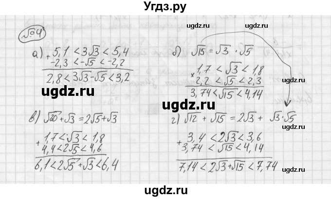 ГДЗ (решебник №2) по алгебре 8 класс (дидактические материалы) Жохов В.И. / самостоятельная работа / вариант 2 / С-35 / 4