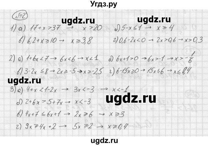 ГДЗ (решебник №2) по алгебре 8 класс (дидактические материалы) Жохов В.И. / самостоятельная работа / вариант 2 / С-41 / 2