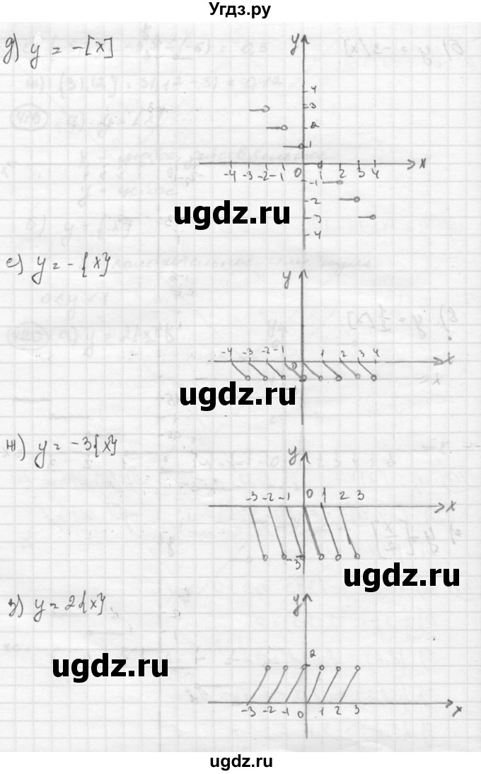 ГДЗ (Решебник к учебнику 2015) по алгебре 8 класс С.М. Никольский / номер / 420(продолжение 3)