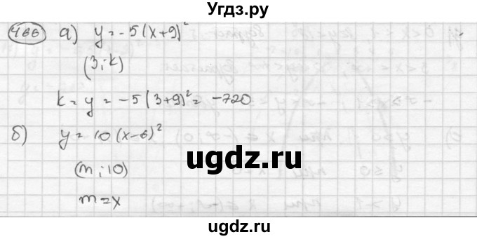 ГДЗ (Решебник к учебнику 2015) по алгебре 8 класс С.М. Никольский / номер / 466