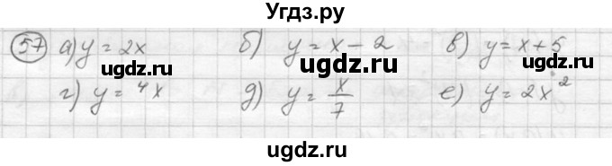 ГДЗ (Решебник к учебнику 2015) по алгебре 8 класс С.М. Никольский / номер / 57