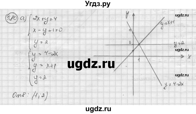 ГДЗ (Решебник к учебнику 2015) по алгебре 8 класс С.М. Никольский / номер / 580