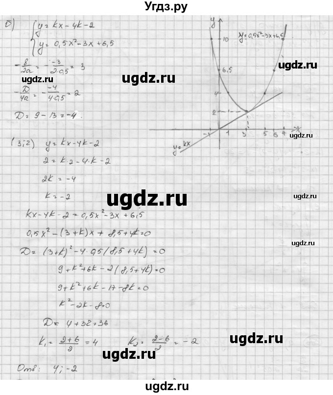 ГДЗ (Решебник к учебнику 2015) по алгебре 8 класс С.М. Никольский / номер / 586(продолжение 2)